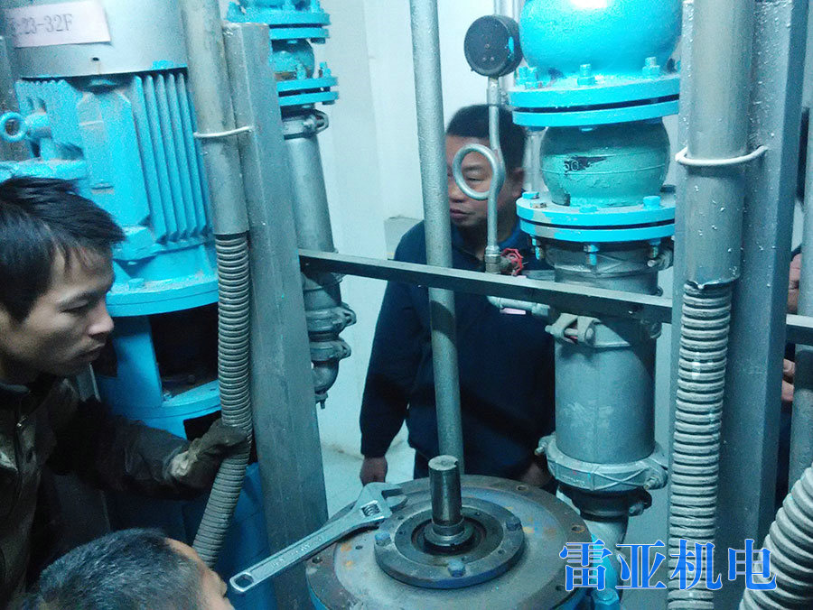 長沙恒大小區生活水泵維修保養1